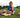 Smiling boy sitting on a grass field with a ball and a pair of Nike Football Shoes with SmellWell inserts in them.