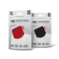 SmellWell Standard Black and Red - 2 pack