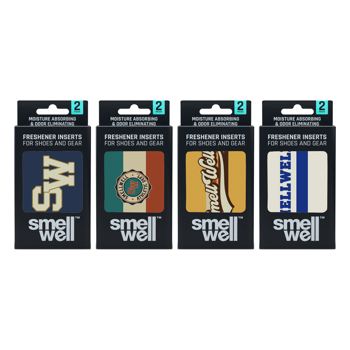 SmellWell Active - Retro Series 4-Pack