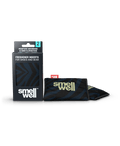 A package of SmellWell Active - Black Zebra and 2 SmellWell Active - Black Zebra freshener inserts bags next to it