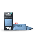 A package of SmellWell Active - Geometric Grey and 2 SmellWell Active - Geometric Grey freshener inserts bags next to it