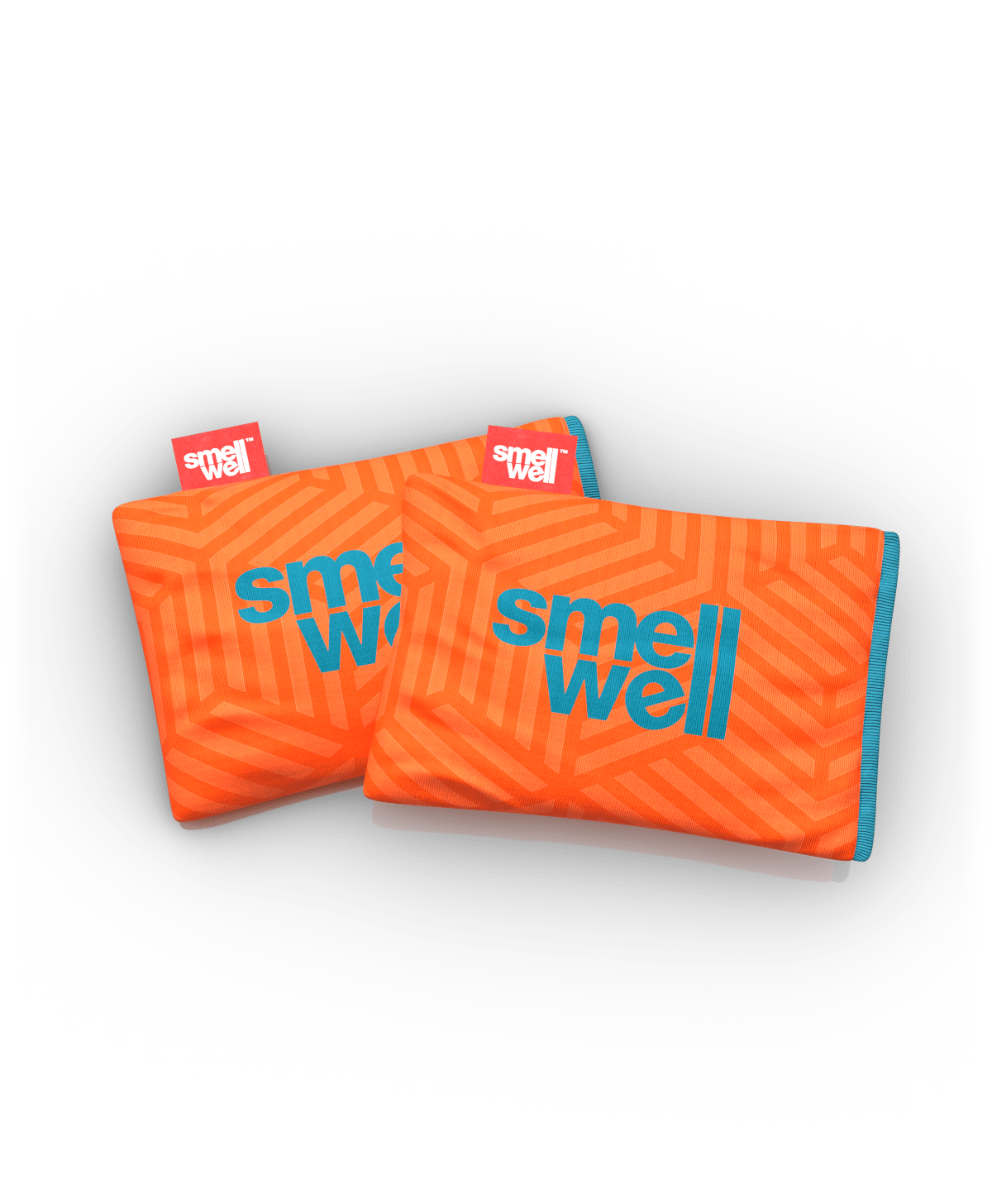 2 SmellWell Active - Geometric Orange freshener inserts bags