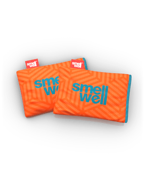 2 SmellWell Active - Geometric Orange freshener inserts bags