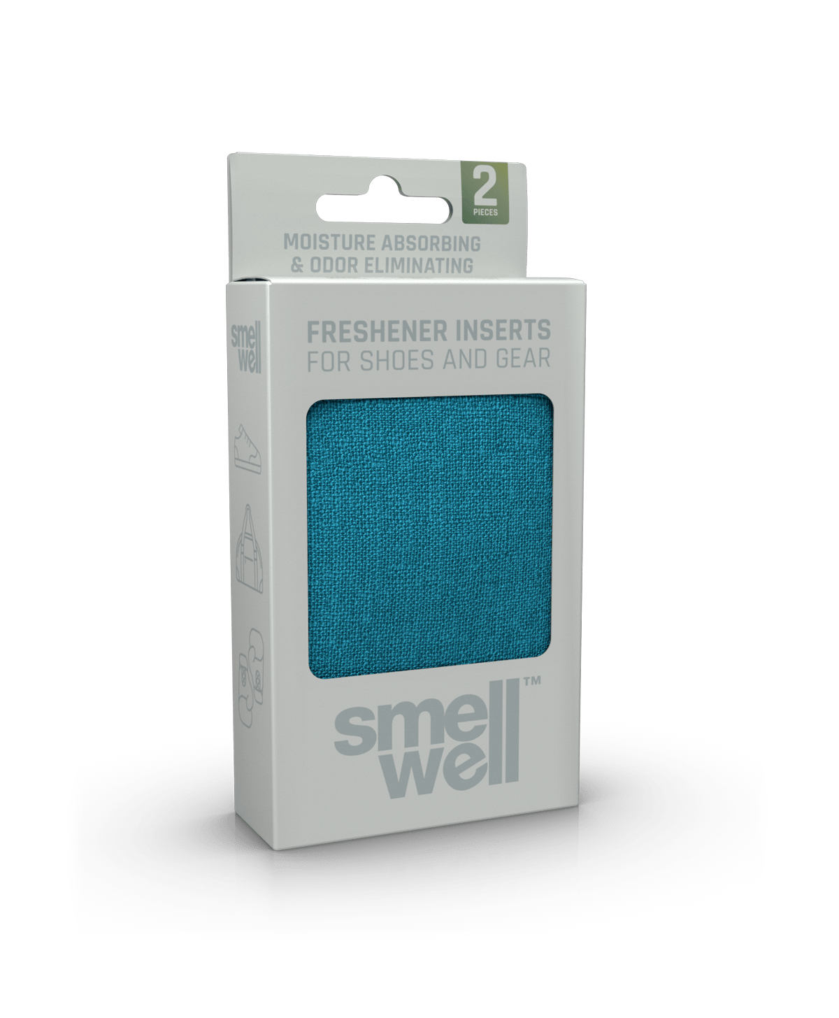 A package of SmellWell Sensitive - Blue from an angle