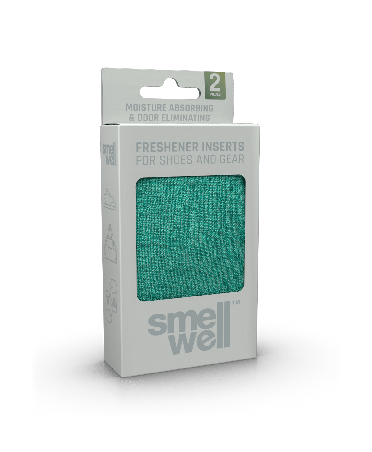 A package of SmellWell Sensitive - Green from an angle