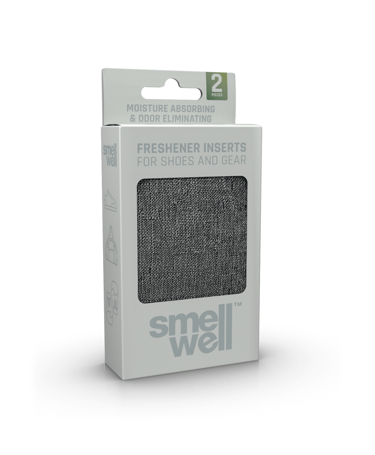 A package of SmellWell Sensitive - Grey from an angle